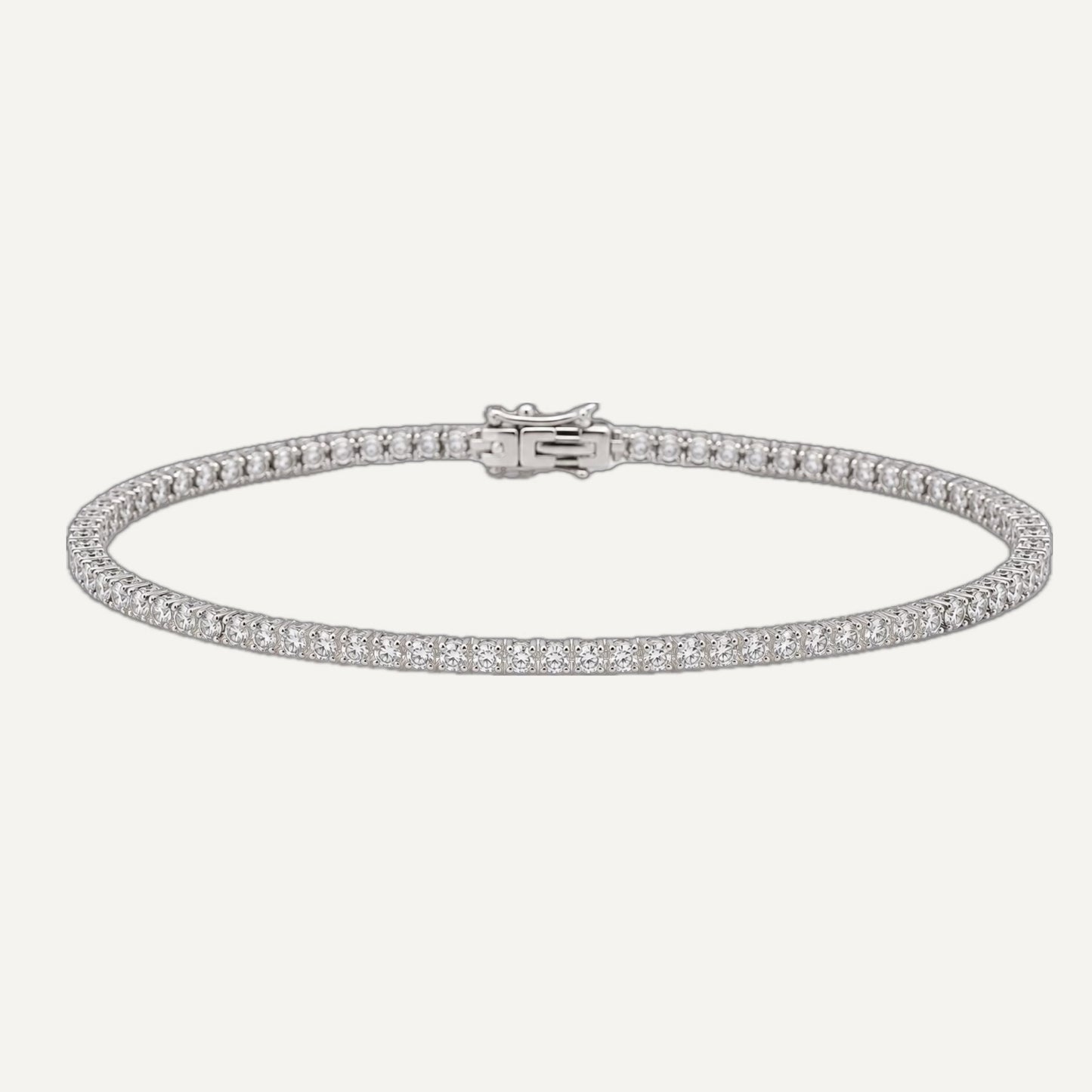 2mm Moissanite Tennis bracelet