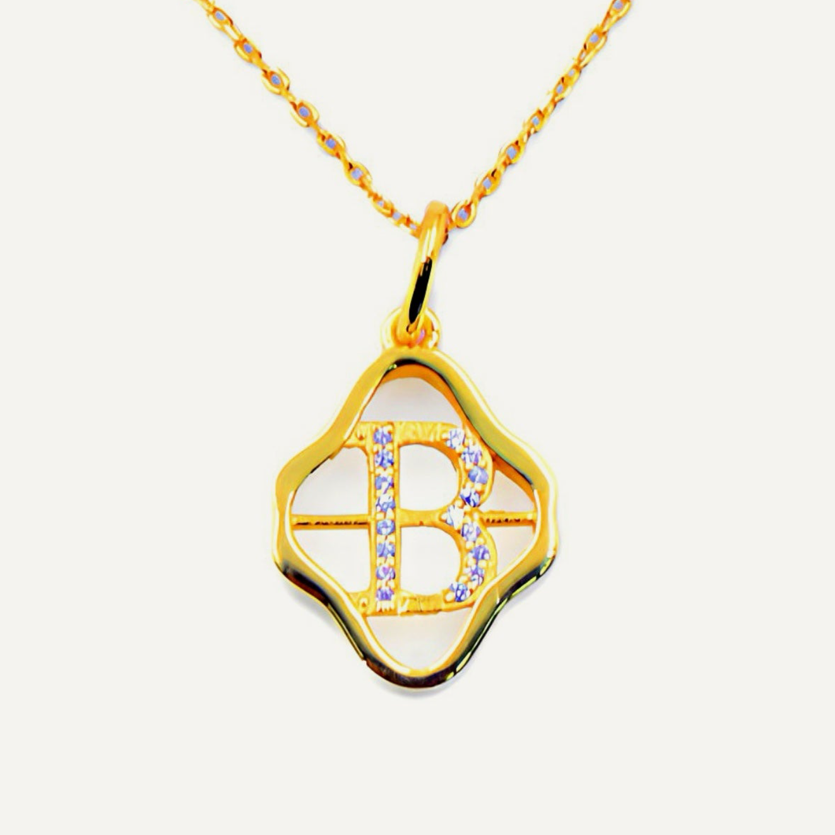 Initial B Necklace