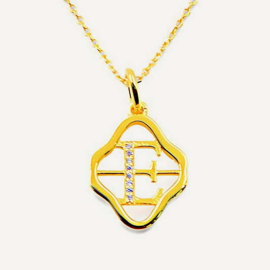 Initial E Necklace